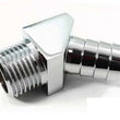 Load image into Gallery viewer, Racing Power Company Aluminum 45 Degree Fitti ng 1/2In NPT 5/8In Barbs