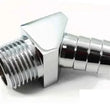 Load image into Gallery viewer, Racing Power Company Aluminum 45 Degree Fitti ng 1/2In NPT 5/8In Barbs
