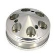 Load image into Gallery viewer, Racing Power Company Aluminum Alternator Pul ley/Nose V-Belt -Polishe