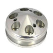 Load image into Gallery viewer, Racing Power Company Aluminum Alternator Pul ley/Nose V-Belt -Polishe