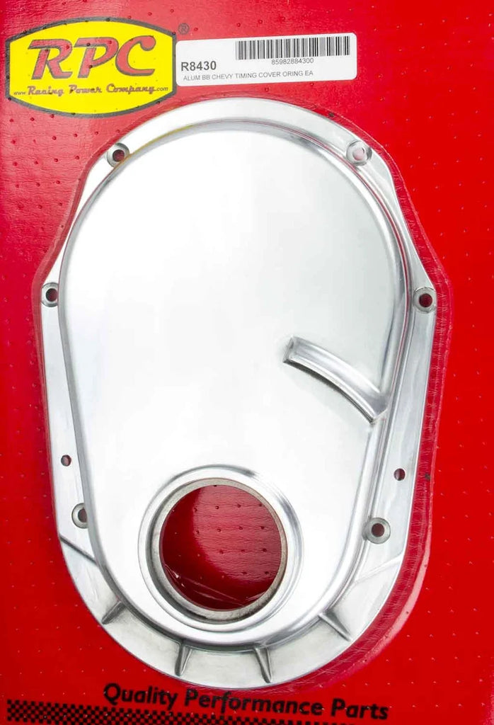 Racing Power Company BBC 96-   Alum Timing Chain Cover Polished
