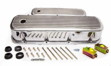 Load image into Gallery viewer, Racing Power Company BBC Alum Finned Tall V/C Polished
