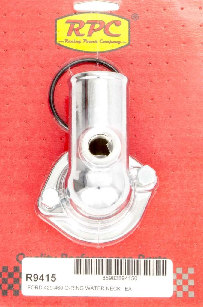 Racing Power Company BBF Steel Water Neck Chrome