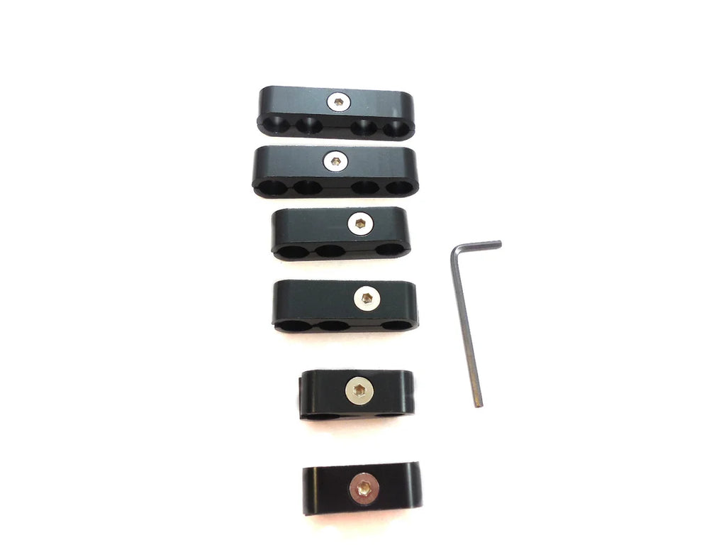 Racing Power Company Billet Wire Separators R ace Style - Black