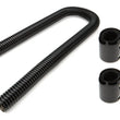 Load image into Gallery viewer, Racing Power Company Black 48in Stainless Radiator Hose Kit