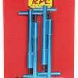 Load image into Gallery viewer, Racing Power Company Blue Aluminum T-Bar Wing Nut 4-3/4In With 1/4-20