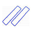 Load image into Gallery viewer, Racing Power Company Blue Rubber SB Chevy Valve Cover Gaskets Pair