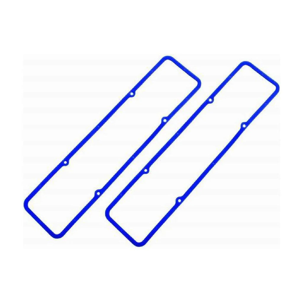 Racing Power Company Blue Rubber SB Chevy Valve Cover Gaskets Pair
