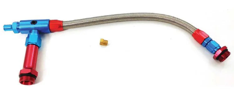 Racing Power Company Braided Fuel Line For Holley R2155