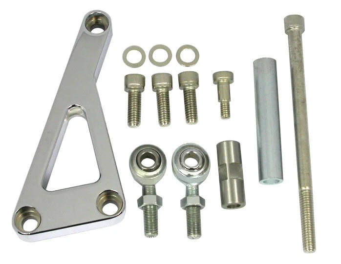 Racing Power Company Chrome Alum SB Chevy Alternator Bracket Lwp