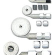 Load image into Gallery viewer, Racing Power Company Chrome Braided Hose Sle eving Kit