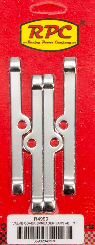 Racing Power Company Chrome V/C Hold Down 4 3/4in Long 4pk