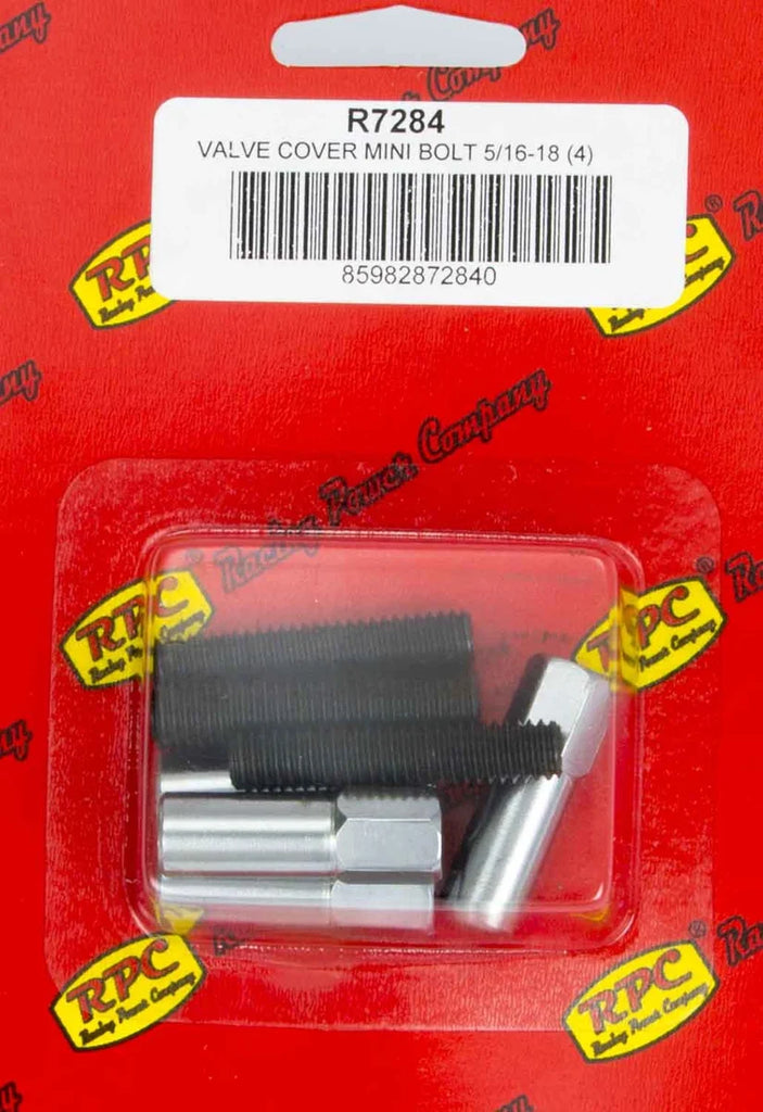 Racing Power Company Chrome V/C Mini Bolt 1-3/8in x 5/16-18 Thread