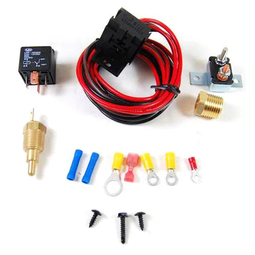Racing Power Company Electric Fan Thermostat Kit 200/185 Deg
