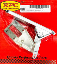 Load image into Gallery viewer, Racing Power Company Floor Mount Gas Pedal Chrome