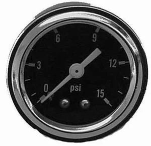 Racing Power Company Fuel Pressure Gauge 0-15 PSI