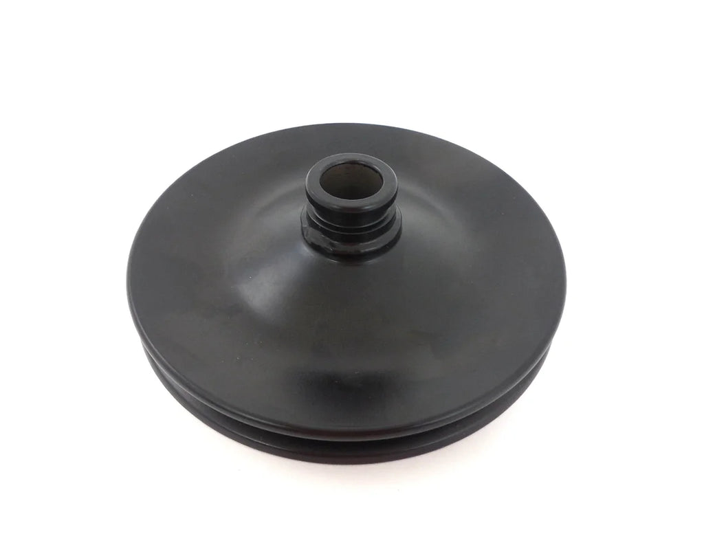 Racing Power Company GM Power Steering Pulley Single Groove Black