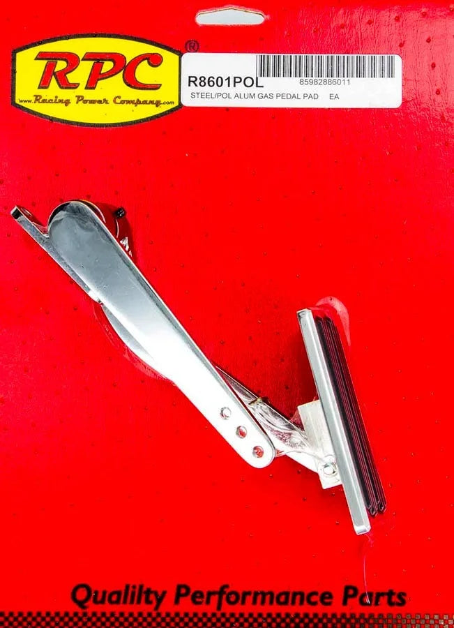 Racing Power Company Gas Pedal Polished Alum