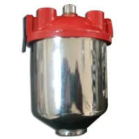 Load image into Gallery viewer, Racing Power Company Large Red Top Single P ort Fuel Filter