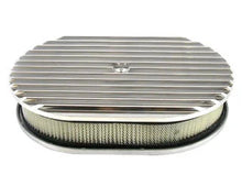 Load image into Gallery viewer, Racing Power Company Pol Alum 12X2 All Finned Air Cleaner Kit Paper R6313