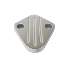 Load image into Gallery viewer, Racing Power Company Polished Alum BB Chevy Block Off Plate