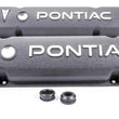Load image into Gallery viewer, Racing Power Company Pontiac Alum V/C Black w/Pontiac Logo