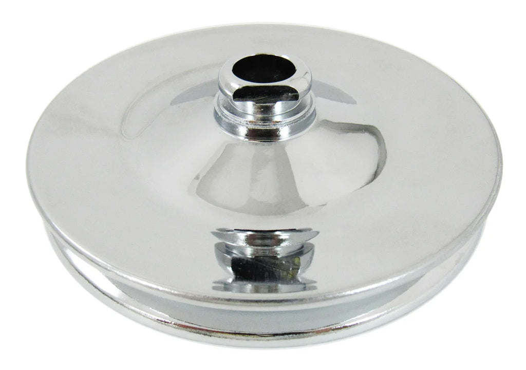 Racing Power Company Power Steering Pulley GM Chrome