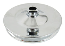 Load image into Gallery viewer, Racing Power Company Power Steering Pulley GM Chrome