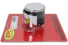 Load image into Gallery viewer, Racing Power Company Push In Breather 3in Tall Chrome/Black