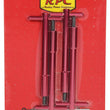 Load image into Gallery viewer, Racing Power Company Red Aluminum T-Bar Wing Nut 4-3/4In  With 1/4-20