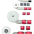Load image into Gallery viewer, Racing Power Company Red Braided Hose Sleevin g Kit