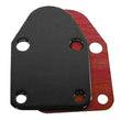 Load image into Gallery viewer, Racing Power Company S/B Chevy Fuel Pump Bloc k Off Plate w/Gasket