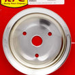 Load image into Gallery viewer, Racing Power Company SBC 2GROOVE CRANK PULLEY SHORT PUMP CHROME