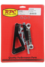 Load image into Gallery viewer, Racing Power Company SBC Alternator Bracket Kit LWP Black