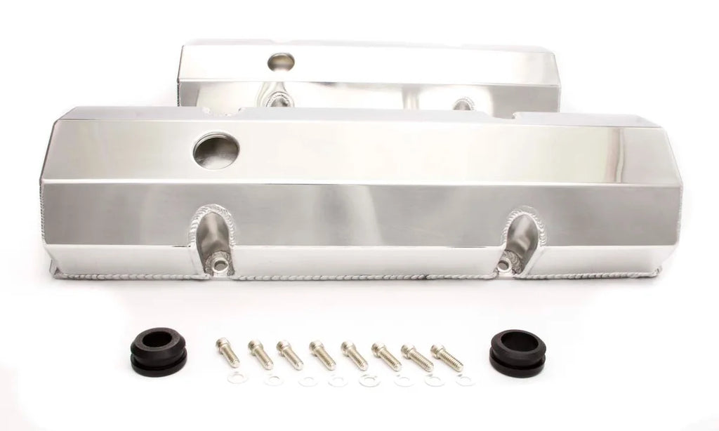 Racing Power Company SBC Alum Fabricated Tall V/C Polished