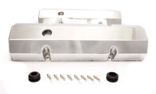Load image into Gallery viewer, Racing Power Company SBC Alum Fabricated Tall V/C Polished