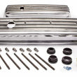 Load image into Gallery viewer, Racing Power Company SBC Alum Finned Short Center Bolt V/C Polished