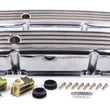 Load image into Gallery viewer, Racing Power Company SBC Alum Finned Tall V/C Polished