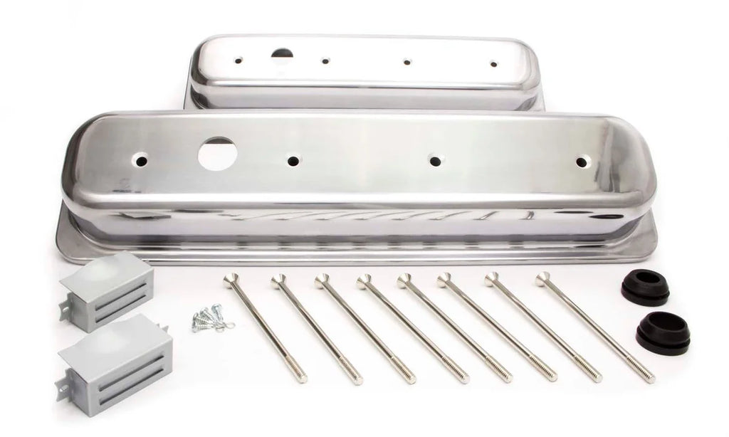 Racing Power Company SBC Alum Short Center Bolt V/C Plain Polished