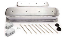 Load image into Gallery viewer, Racing Power Company SBC Alum Tall Center Bolt V/C Plain Polished