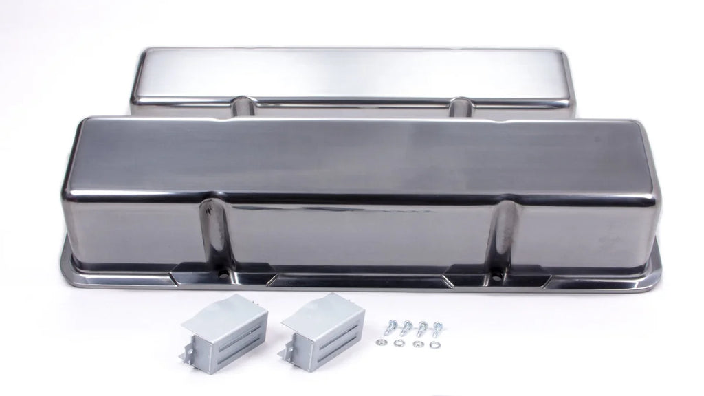 Racing Power Company SBC Alum Tall V/C Plain Polished
