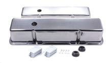 Load image into Gallery viewer, Racing Power Company SBC Alum Tall V/C Plain Polished