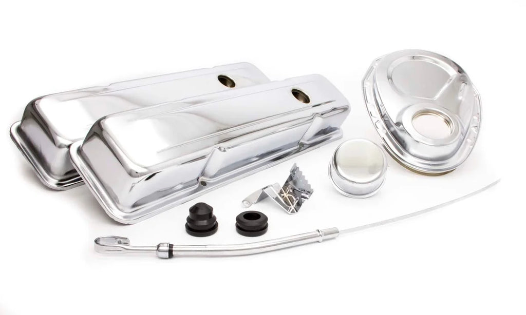 Racing Power Company SBC Engine Dress Up Kit w/Short Valve Covers