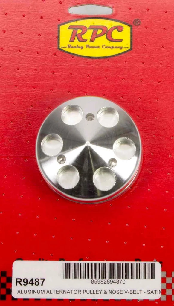 Racing Power Company SBC Single Groove Alt. Pulley Satin