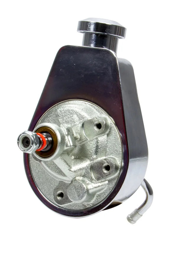 Racing Power Company Saginaw Power Steering Pump Chrome