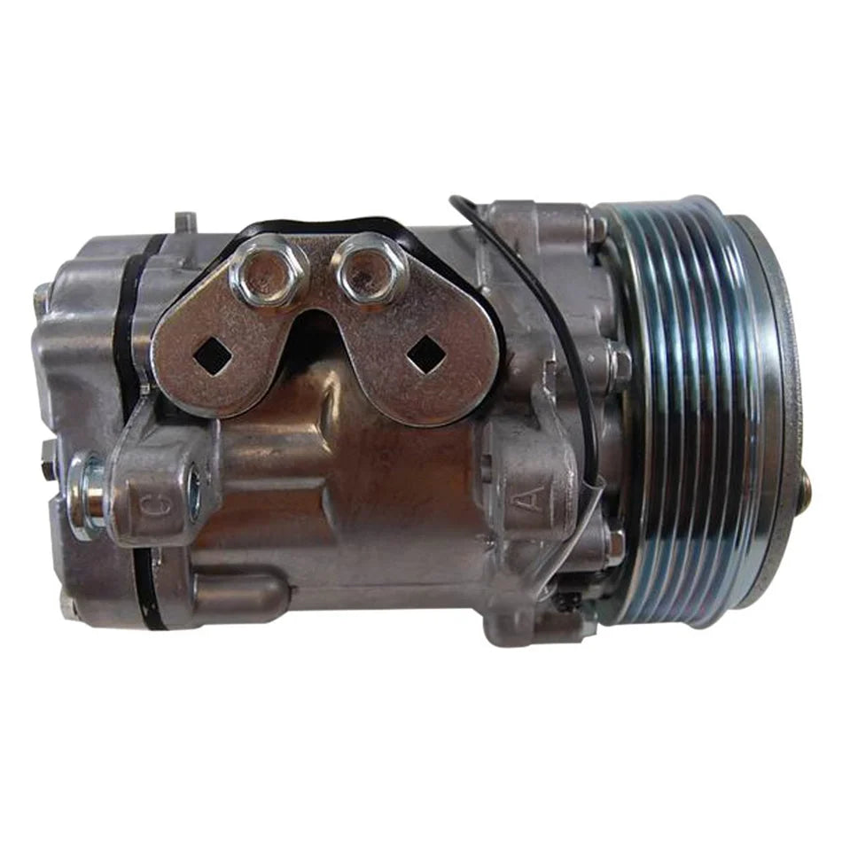 Racing Power Company Sanden #7176 12V A/C Co mpressor Serpentine