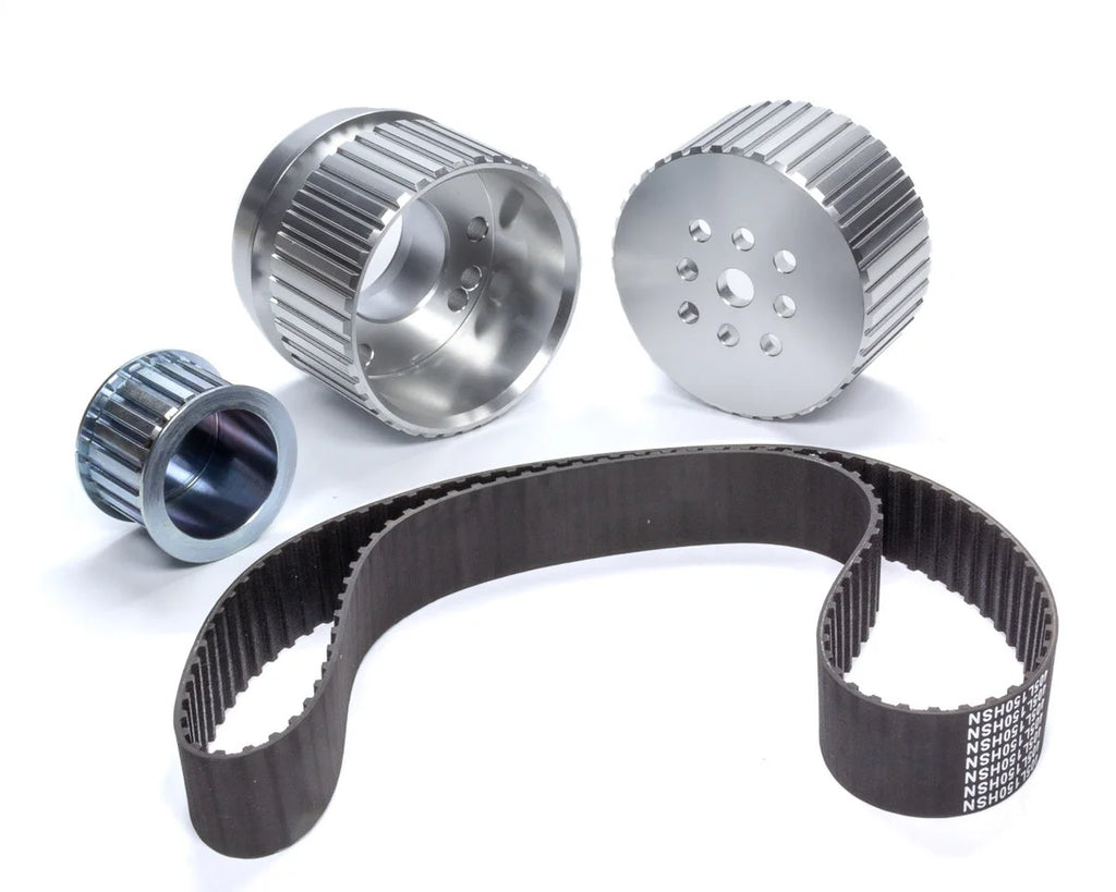 Racing Power Company Small Block Chevy Gilmer Drive Pulley Kit LWP