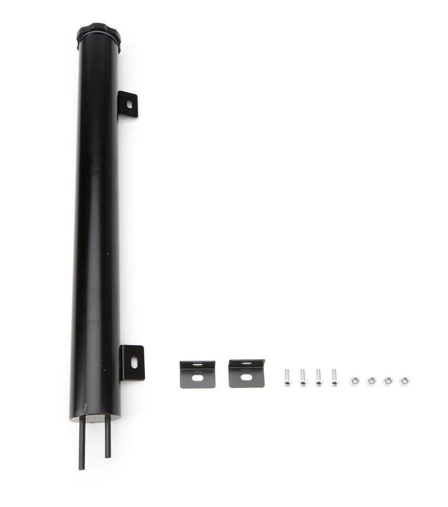Racing Power Company Stainless 2in x 19in Overflow Tank Black