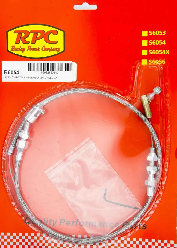 Racing Power Company Stainless Throttle Cable 24in