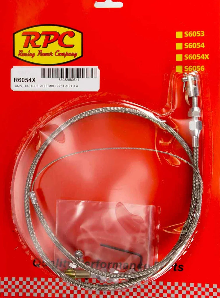 Racing Power Company Stainless Throttle Cable 36in